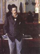 Gustave Caillebotte In a Cafe oil painting reproduction
